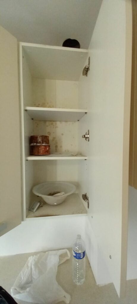 Placards vidés lors d'un débarras de cuisine — débarras Paris & IDF